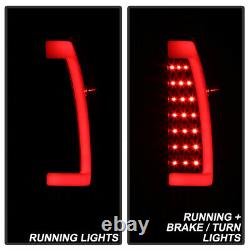 02-06 Chevy Avalanche 1500 2500 Neon Tube LED Tail Brake Light Signal Lamp Black