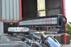 12v/24v 42.4 Black Aluminium DRL Spot Light Flood LED Light Bar Truck Van 4x4