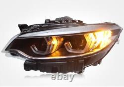 1 Pair For 2014-2019 BMW 2 Series LED Headlight Assembly Set Turn Signal Light