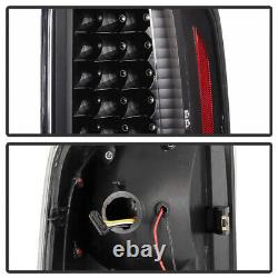 2002-2006 Cadillac Escalade LED Signal Black Tail Lights Lamps Pair Replacement
