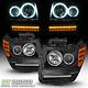 2007-2012 Dodge Nitro Ccfl Halo Drl Projector Headlights Withled Signal Light Lamp