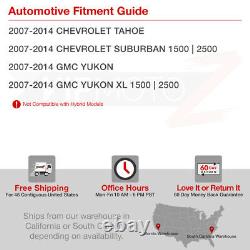 2007-2014 Chevy Tahoe Suburban GMC Yukon XL Black LED SMD Rear Tail Lights Lamps