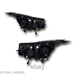 2011-2016 Chevy Cruze Dual Projector LED SIGNAL DRL Black Head Lights WINJET