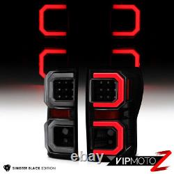 27 LED Chips Reverse For 07-13 Toyota Tundra Black Smoked Neon Tube Tail Lamp