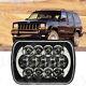 2pc 7x6 5x7 Led Headlight Drl Fit For Chevrolet Jeep Cherokee Xj Wrangler Yj