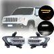 2pcs Front Led Daytime Running Lights Signal Lamp For Jeep Renegade 2015-2018