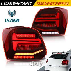 2SET VLAND For Headlights&Taillights VW Polo MK5 6R 6C 2011-17 LED DRL Indicator