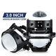 2x 3.0inch Bi Led Car Projector Lens Headlights Halo Lights For H4 H7 9005 100w
