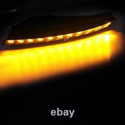 2x LED Daytime Running DRL Fog Turn Signal Light Dual Colour For Audi Q7 2007-09