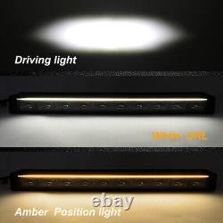 32inch LED Light Bar DRL Flood Spot Combo Driving 4WD Offroad Truck UTV Ford 30