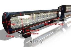 39 Aluminium 7D LED Spot Light Bar + DRL/Park Light Dual function