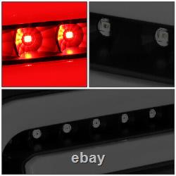 3D LED DRL Tail Lights for Ford F150 F250 F350 F Super Duty 90-97 Black Smoked