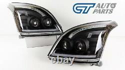 3D LED DRL Twin Projector Sequential Head Lights for 03-09 TOYOTA PRADO FJ120
