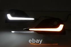 3 Color LED DRL for Nissan Qashqai 2017-2021 Daytime Running Light w Turn Signal