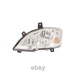 440-1191LMRD-EM Left NS Headlight Headlamp Triple Halogen H7 DRL Lighting Depo