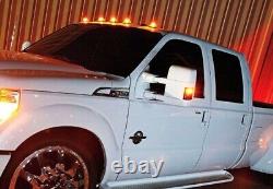 5x Amber LED Van SUV Pickup Roof Top Daytime Running Marker Cab Light DRL Black