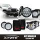 7 75w Cree Led Headlights With Turn Signal Fog Side & Taillight Combo For Jeep