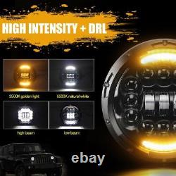 7 Inch LED Headlight High Low Beam Projector DRL For Touring Ultra Limited 10-17