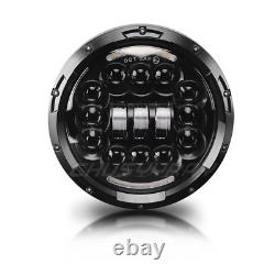 7inch LED Headlight Projector Halo Angel Eye DRL Light Fit For Austin Rover Mini