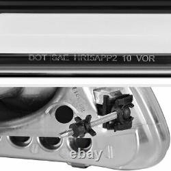 97-03 Ford F150 Neon Tube LED DRL U-Bar Black Projector Headlight Signal Lamp