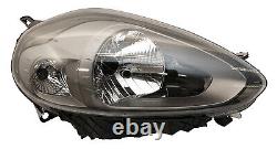 ABARTH PUNTO Headlight With DRL With Motor Grey Right Hand 12-17