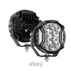 AUXBEAM 2Pcs 172W 5 LED Work Pod Light Double-Side Shooter Lights DRL Spot Lamp