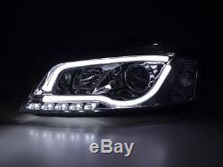 Audi A3 2008-2012 8p Black Led Light Bar Drl Daylight Running Light Headlights