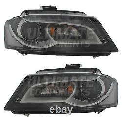 Audi A3 Headlights 8P Hatchback 2008-2013 Xenon Headlamps With LED DRL 1 Pair