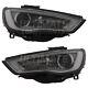 Audi A3 Headlights 8v Saloon 2014-2016 Xenon Headlamps With Led Drl Light 1 Pair
