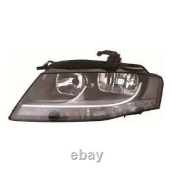 Audi A4 2008-2012 Head Light Lamp Black Inner (Excl. DRL) Left Hand P/S N/S Fit