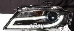 Audi A4 B8 2008-2011 Black Light Bar Led Drl Daylight Running Lights Headlights