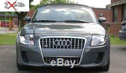 Audi Tt 1999-2007 8n Black Led Drl Daylight Running Lights Devil Eye Headlights