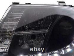 Audi Tt 8n 1998-2007 Black Projector Headlights With Drl Daytime Running Lights