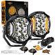 Auxbeam 172w 5 Side Shooter Led Offroad Light Amber Drl&spotlight Driving+cover