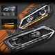 Black Led Drl Projector Head Lights Sequential Indicators For Vw Polo 6r 10-16