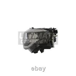 BMW X1 F48 Headlight SUV 2015-2020 LED DRL Headlamp Black Passenger Side Left