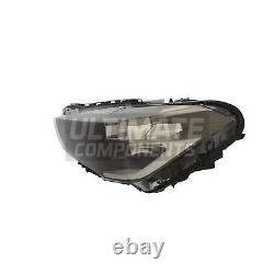 BMW X1 F48 SUV 2015-2020 Black Headlight Headlamp With LED DRL Passenger Side