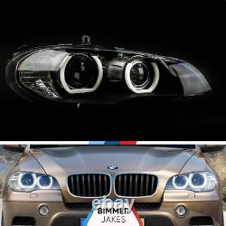 4X Excellent Halo Ring CCFL Angel Eyes kit For BMW X5 e70 2007 2008 2009 2010 
