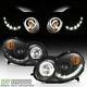 Black 2003-2009 Mercedes Benz W209 Projector Headlights With Led Drl Running Light