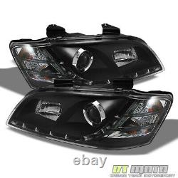 Black 2008 2009 2010 Pontiac G8 LED DRL Projector Headlights with Running Lights