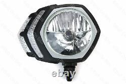 Black Crystal DRL Indicator RHD Headlamp/headlights Kit Car