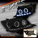 Black Drl Led Ccfl Angel-eyes Projector Head Lights For Toyota Hilux Vigo 11-15