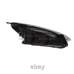 Black Headlight Headlamp LED DRL Passenger Side Ford Focus Mk4 Hatchback 2018