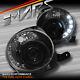 Black Led Drl Day-time Dual Beam Projector Head Lights For Fiat 500 500c 08-13