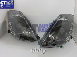 Black LED DRL Projector Head Lights for 03-05 Nissan 350Z Z33 Fairlady