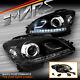 Black Led Drl Projector Head Lights For Mercede-benz C-class W204 07-10 Non Hid