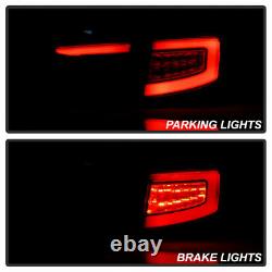 Black Smoke LED Sequencial Tail Light Lamp For 08-14 Subaru Impreza WRX Hashback