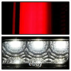 Black Smoke Sequential LED Tube Tail Light Brake Signal For 2010-12 Ford Mustang