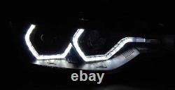 Bmw X5 E70 2007-2010 Black Light Bar Drl Daylight Running Lights Led Headlights