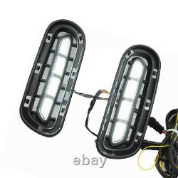 Car LED Lights DRL Fog Driving Lamp Daytime Fits For Kia Stinger 2018 2019 2020